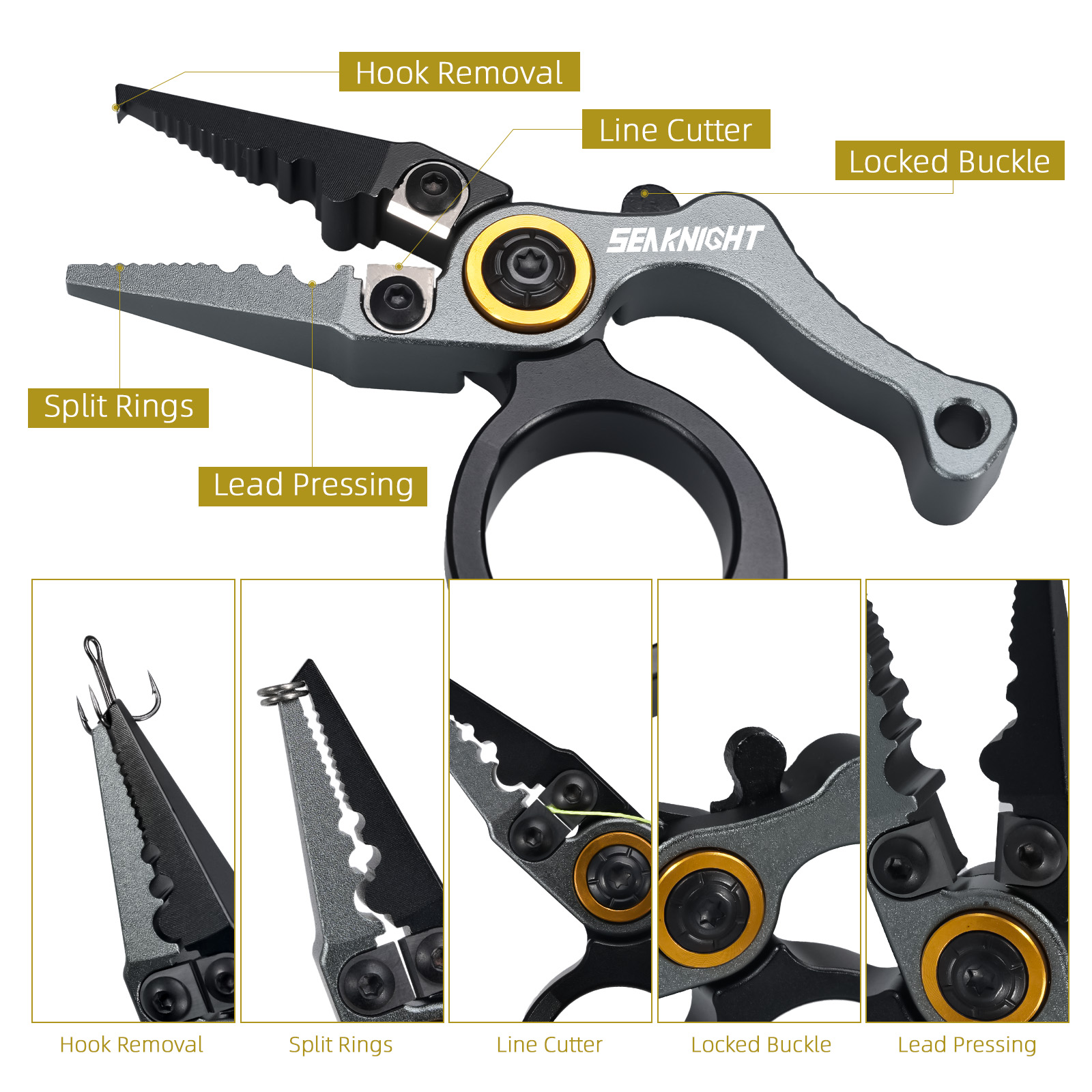 SeaKnight Brand Fishing Pliers - Fishing Line Cutter review and price