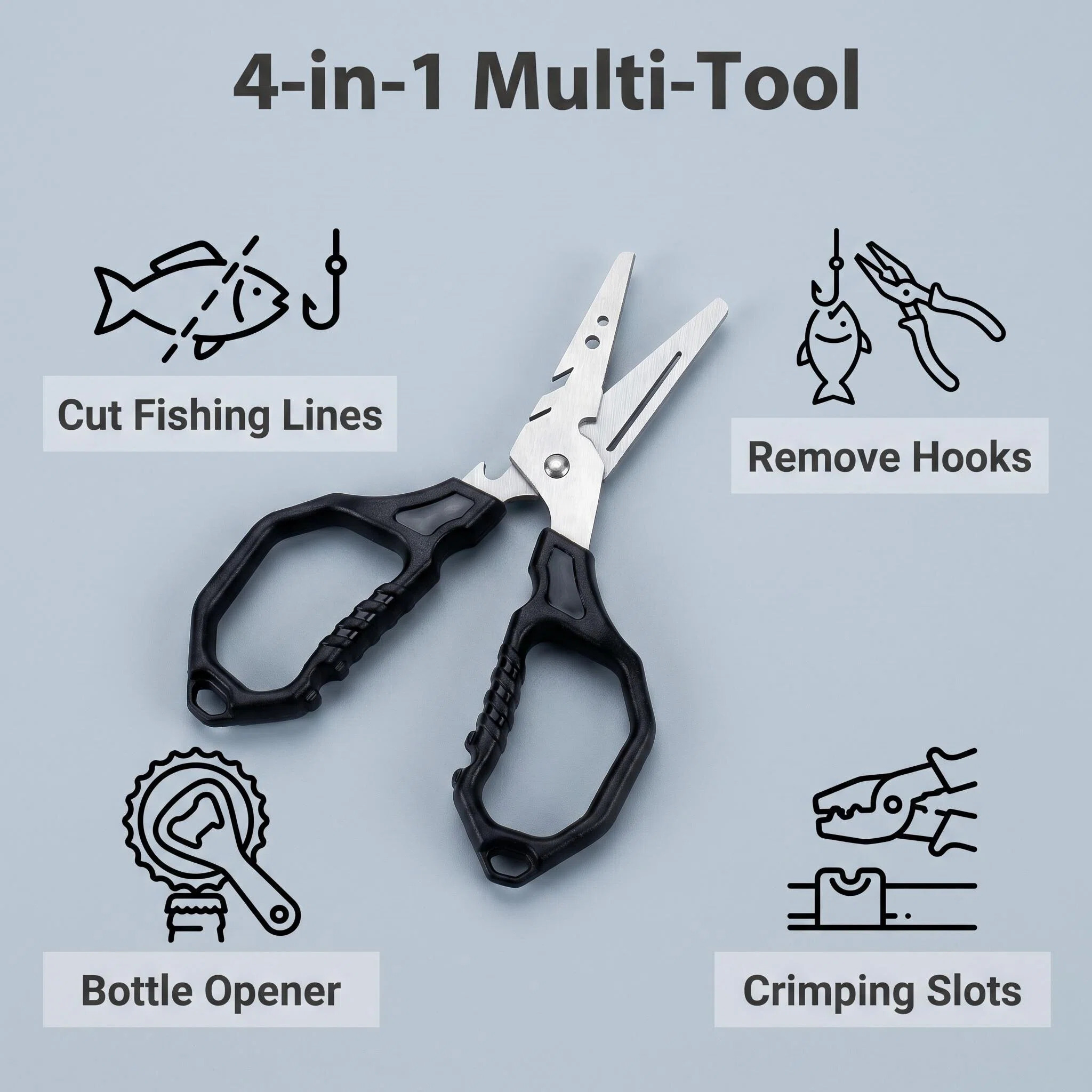 Multifunctional Fishing Scisso - Fishing Line Cutter review and price