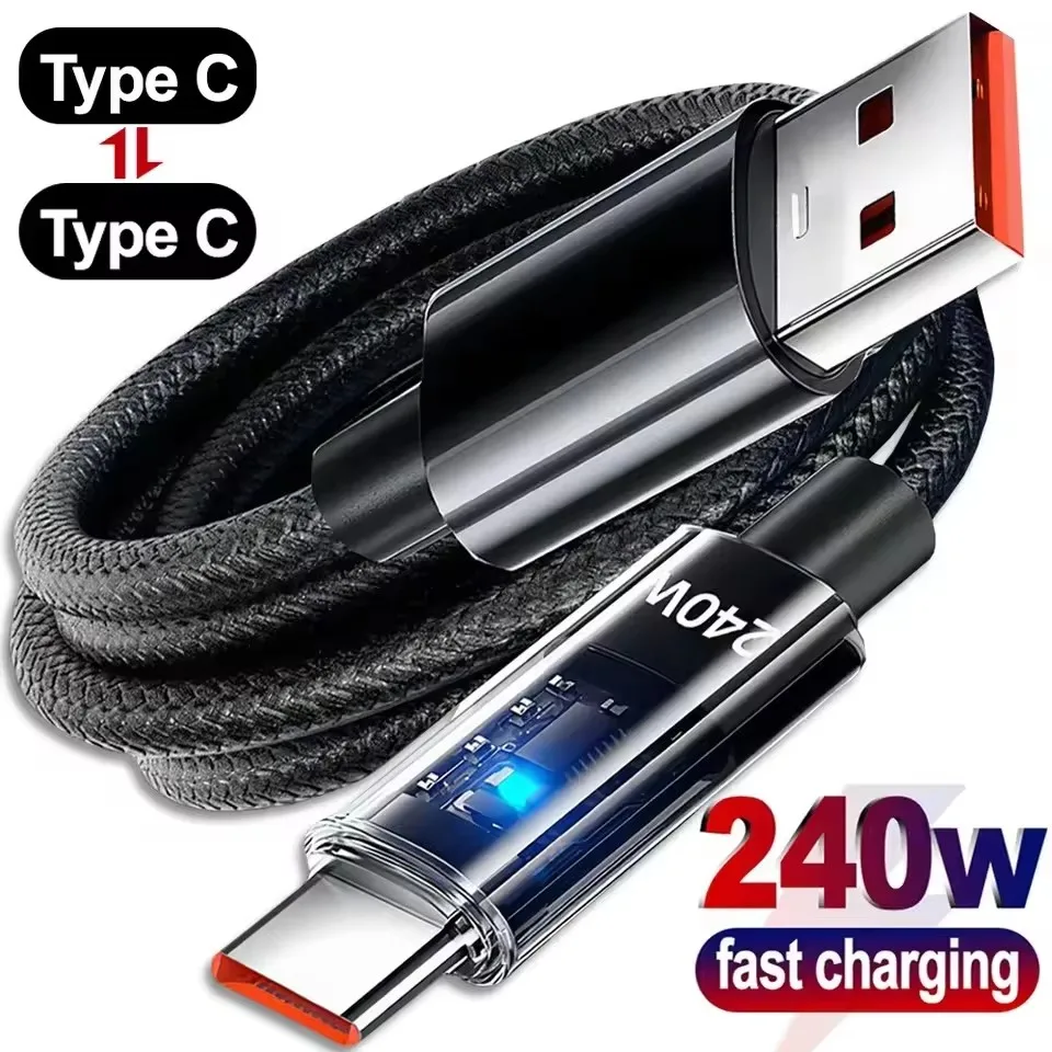 240W Dual Charging Line Type-C - Braided Line review and price